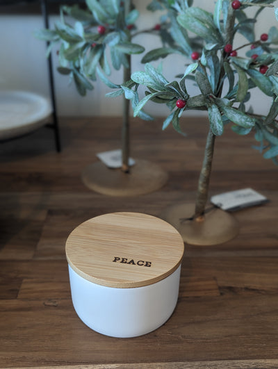 Peace:  3 wick locally sourced 12 oz candle