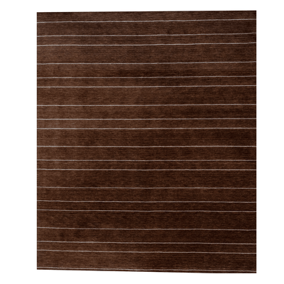 9x12 Wool Dark Striped Rug - Mix Home Mercantile