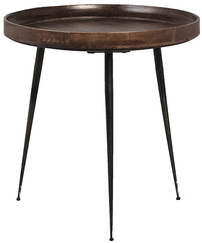 24" Rimmed Side Table - Mix Home Mercantile