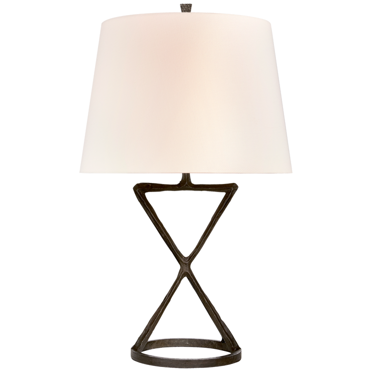 Aged Iron Contemporary Table Lamp - Mix Home Mercantile