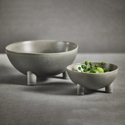 Footed Glazed Bowl - Mix Home Mercantile