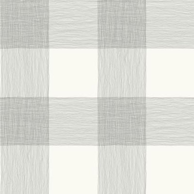 White and Black plaid Self Stick Wallpaper - Mix Home Mercantile