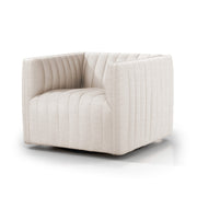 Channel Stitched Swivel Chair