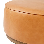 36" Butterscotch Round Ottoman