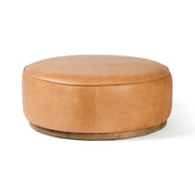 36" Butterscotch Round Ottoman