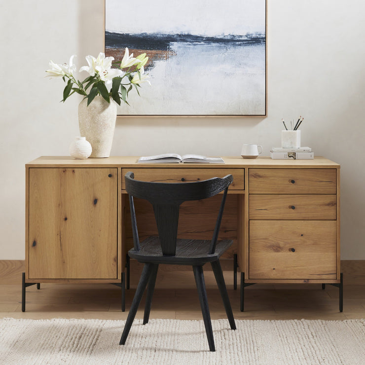 Black Oak Dining Chair