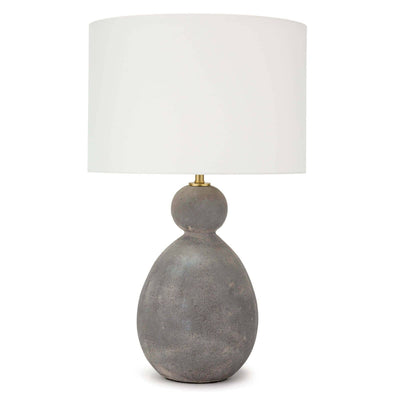 Brown Ceramic Playa Table Lamp