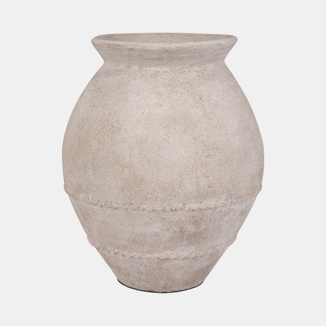 Ivory Terracotta Vase