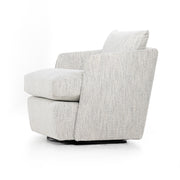 Grey Textured Swivel Chair