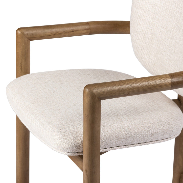 Rounded Ladder Back Dining Chair