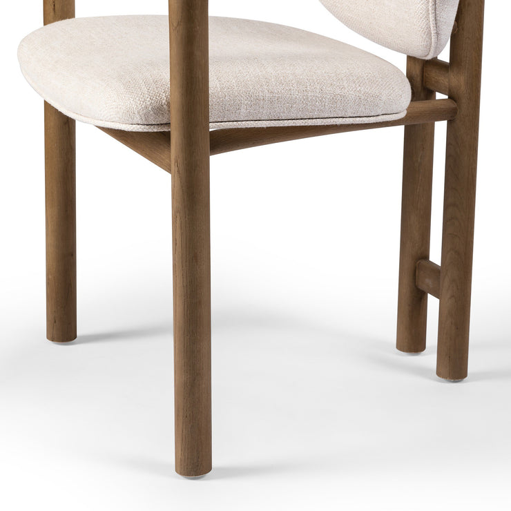 Rounded Ladder Back Dining Chair