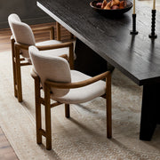 Rounded Ladder Back Dining Chair