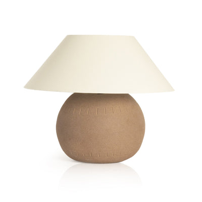 Clay Round Table Lamp