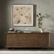 80" Rustic Grey Oak Sideboard