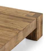 Rustic Wormwood Oak Coffee Table