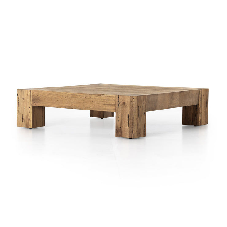 Rustic Wormwood Oak Coffee Table