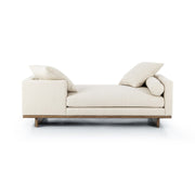 Ivory Taupe Chaise