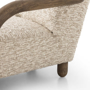 Textured Upholstered Accent Chair