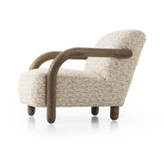 Textured Upholstered Accent Chair