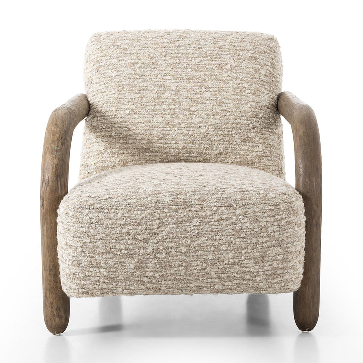 Textured Upholstered Accent Chair