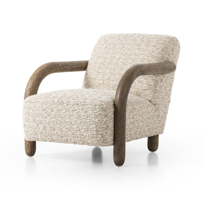 Textured Upholstered Accent Chair