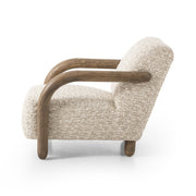 Textured Upholstered Accent Chair