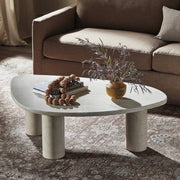 48" Solid Marble Coffee Table