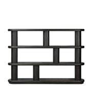 Black Open Bookcase