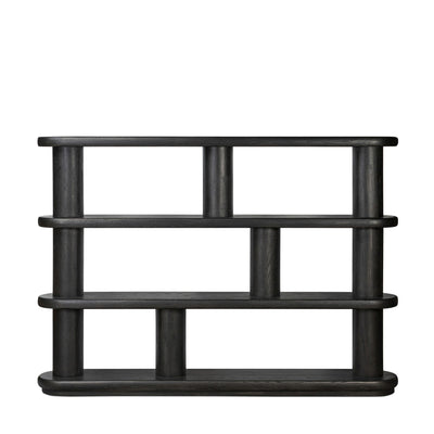 Black Open Bookcase