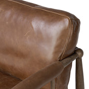 Mahogany Leather Chair