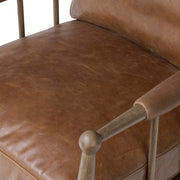 Mahogany Leather Chair