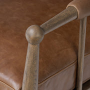 Mahogany Leather Chair