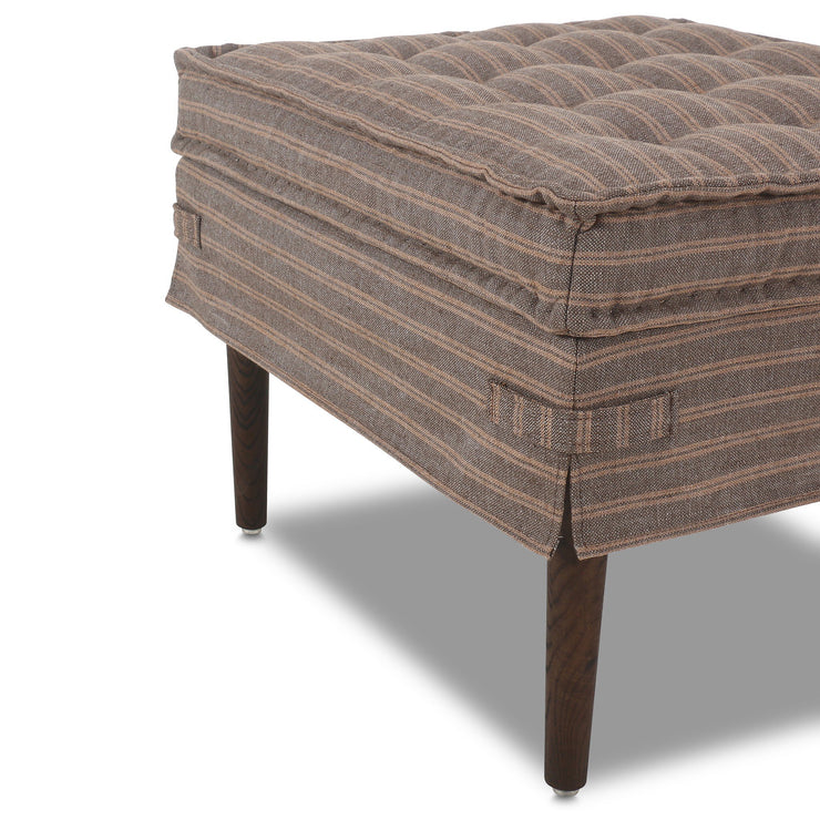 Vintage Skirted Ottoman