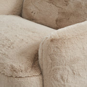 Soft Faux Fur Chair and a Half