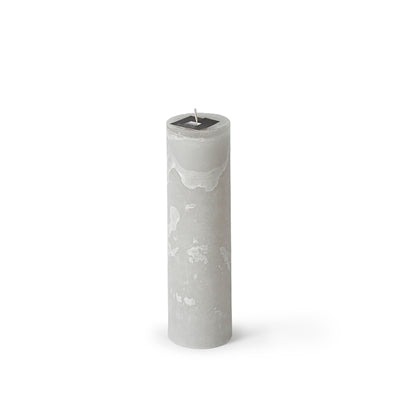 Linen Small Pillar Candle