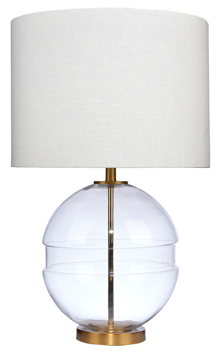 Round Glass Table Lamp