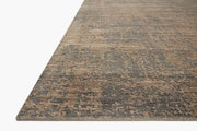 5'6"x 8'6" Charcoal and Taupe Rug