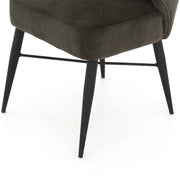 Smoke Velvet Dining Chair