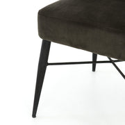 Smoke Velvet Dining Chair