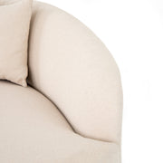 S-Shaped Chaise oatmeal