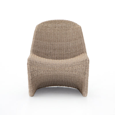 Outdoor Armless Woven Lounge Chair