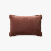 Lumbar Cinnamon Cotton Throw Pillow