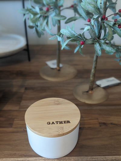Gather:  3 wick locally sourced 12 oz candle