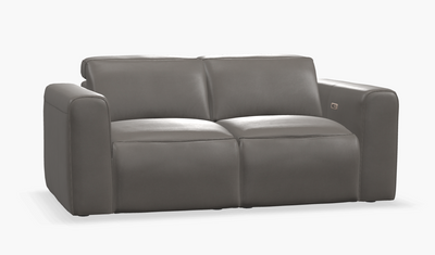 2 Seat Reclining Sofa in Top Grain Leather