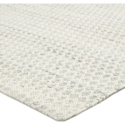 8' x 10' White Textured Indoor/Outdoor Area Rug