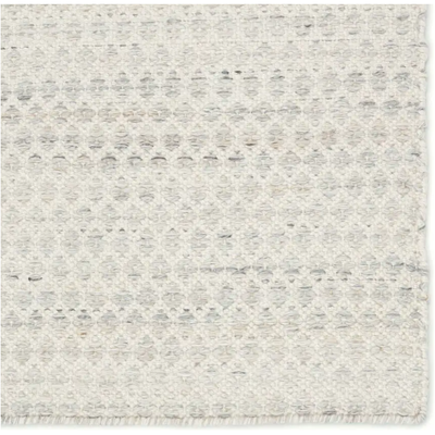 8' x 10' White Textured Indoor/Outdoor Area Rug