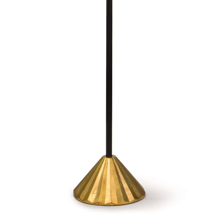 Gold and Black Accent Floor Lamp