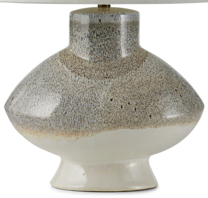 Organic Speckled Ceramic Table Lamp