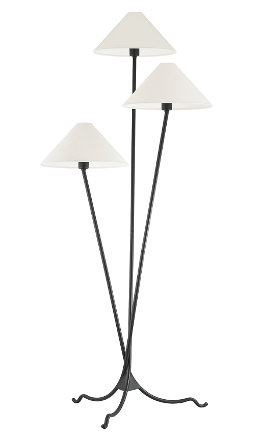 3 Light Iron Floor Lamp