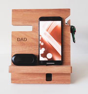 Compact Wooden Docking Station